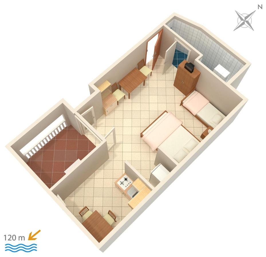 Apartments By The Sea Suha Punta, Rab - 5050 캄포르 외부 사진