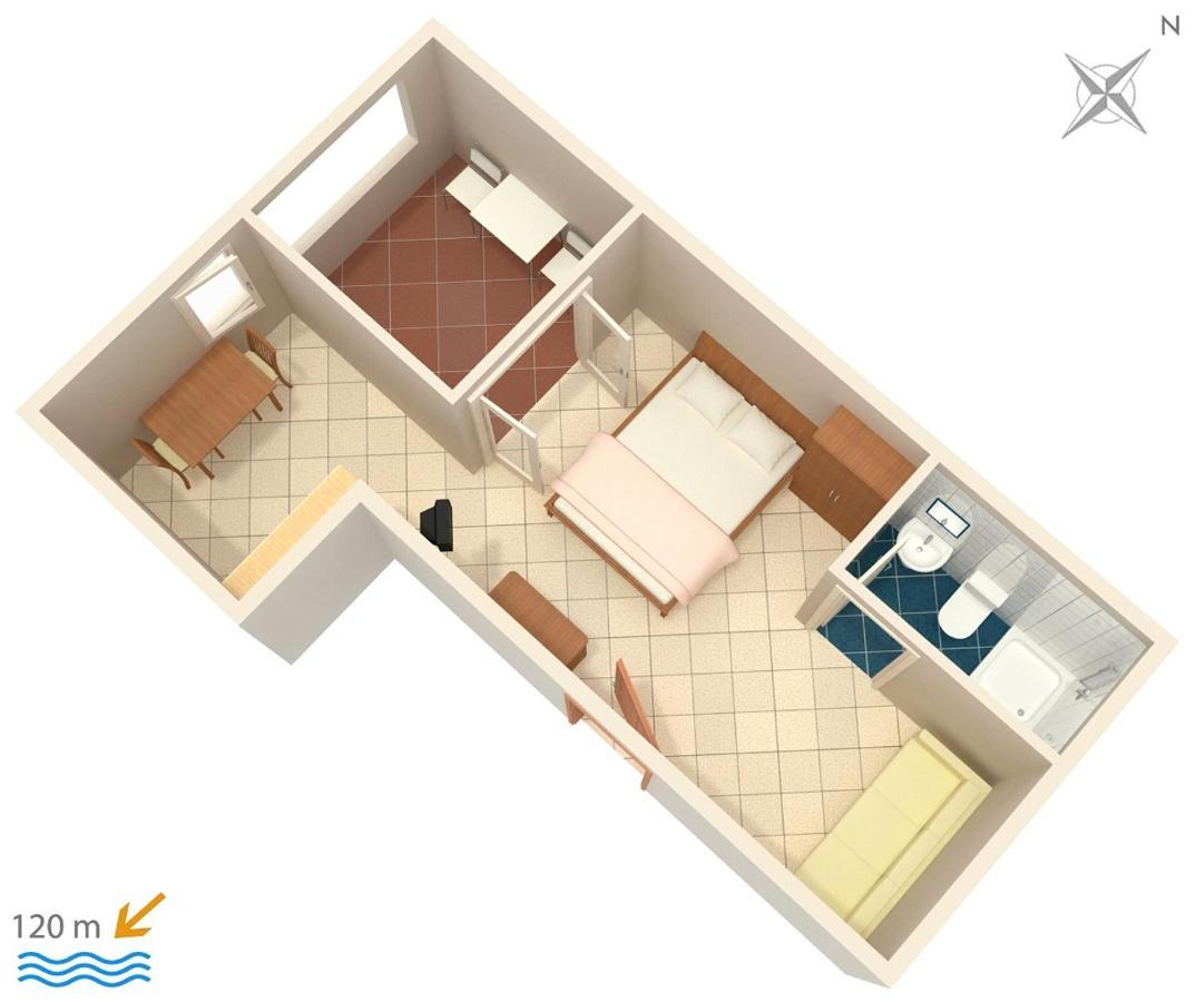 Apartments By The Sea Suha Punta, Rab - 5050 캄포르 외부 사진